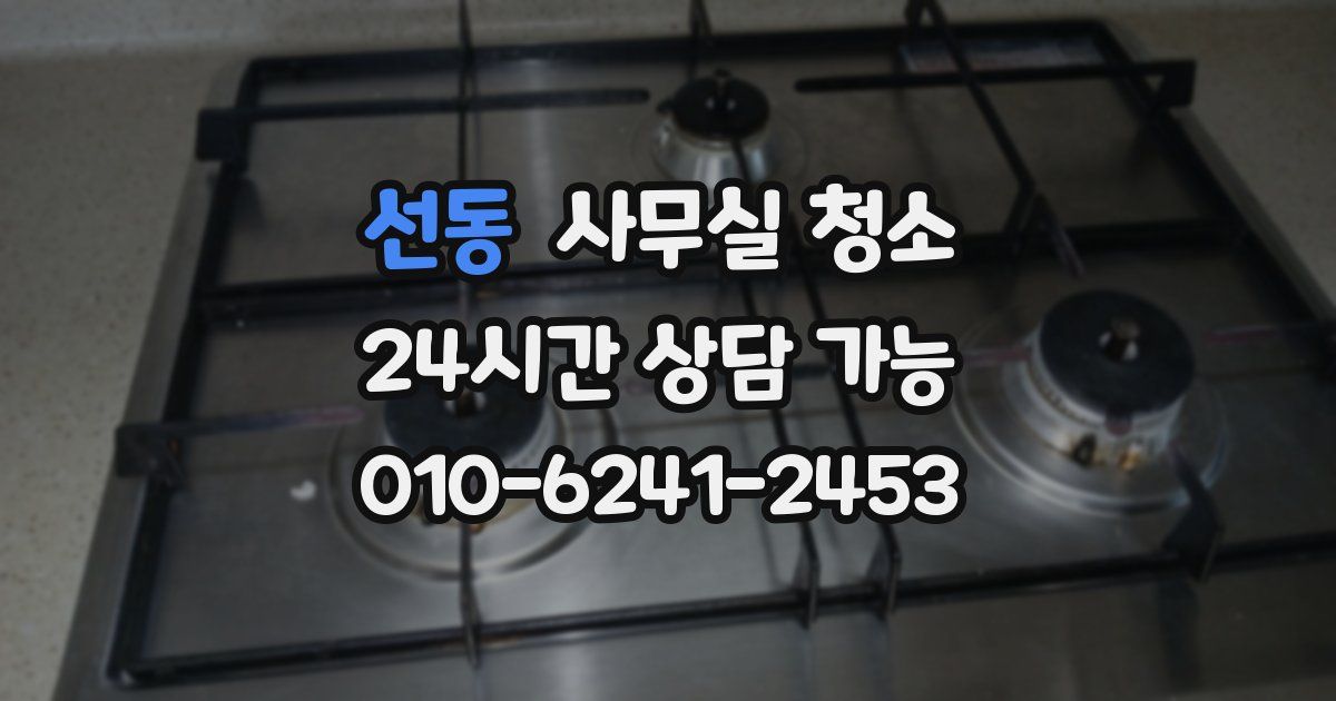 선동 사무실 청소