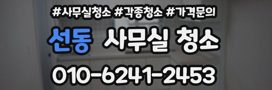 선동 사무실 청소