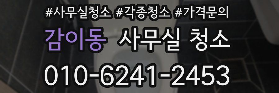 감이동 사무실 청소