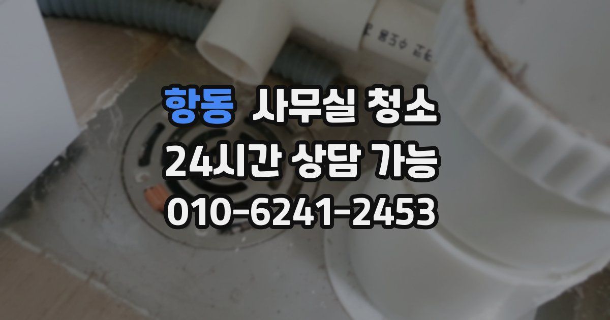 항동 사무실 청소
