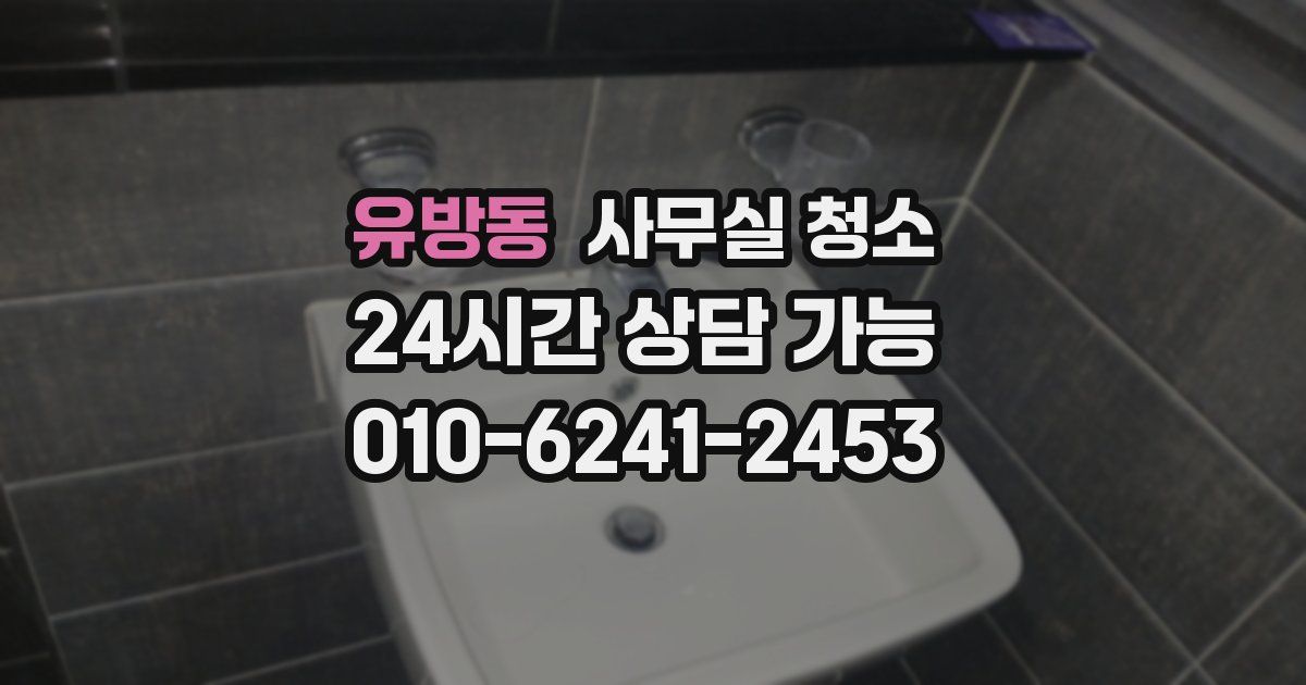 유방동 사무실 청소
