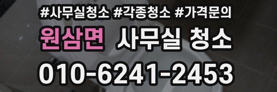 원삼면 사무실 청소