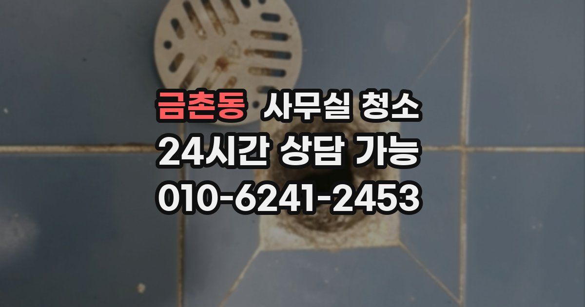 금촌동 사무실 청소