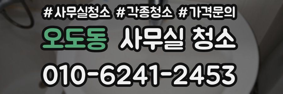 오도동 사무실 청소