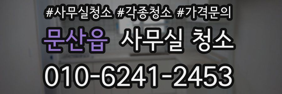 문산읍 사무실 청소