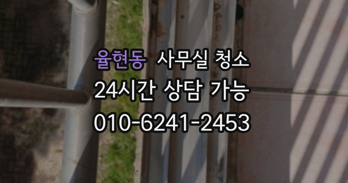 율현동 사무실 청소