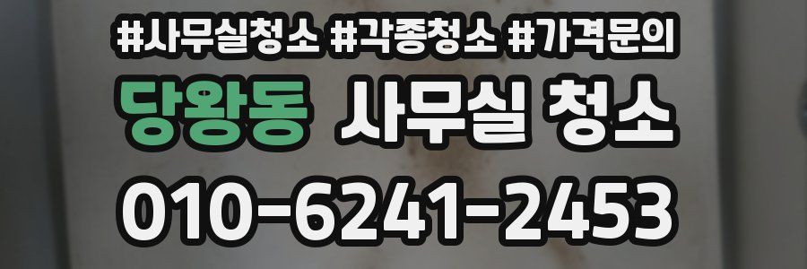 당왕동 사무실 청소
