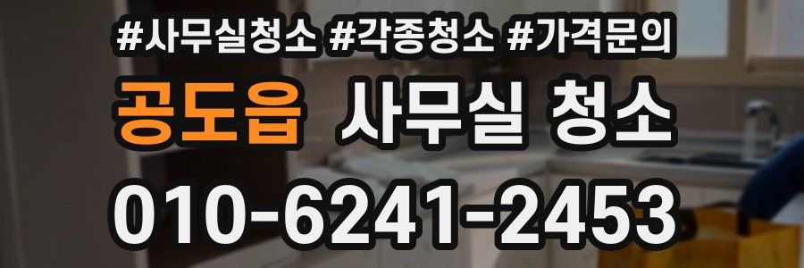 공도읍 사무실 청소