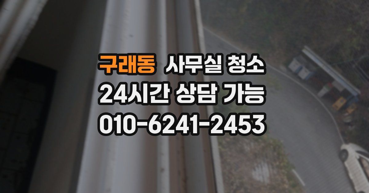 구래동 사무실 청소