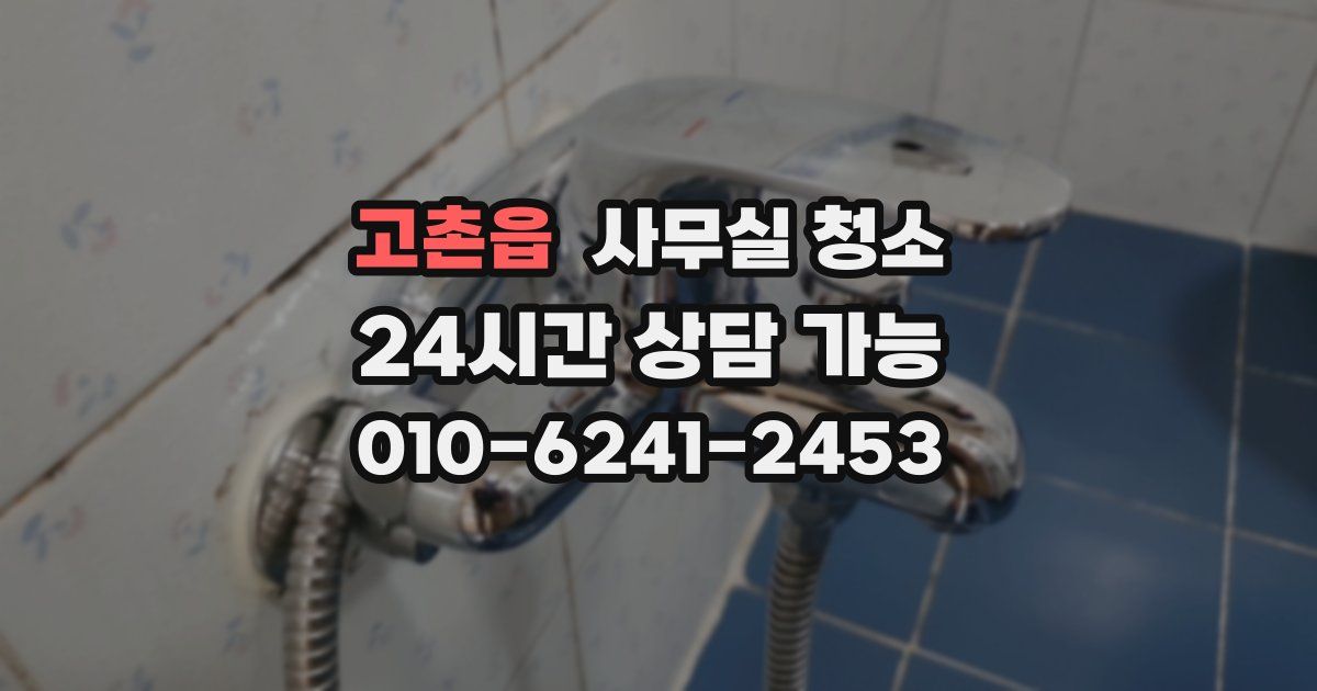 고촌읍 사무실 청소