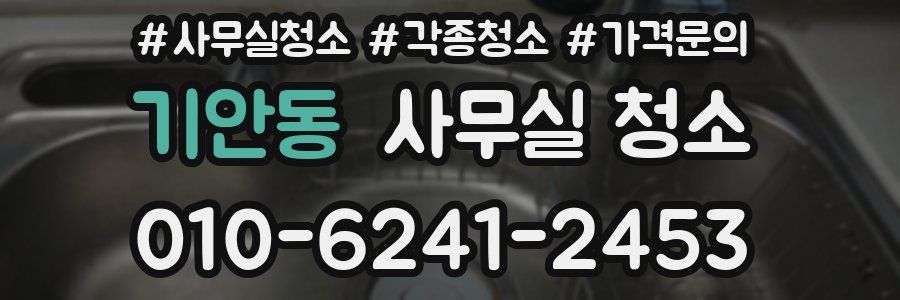 기안동 사무실 청소