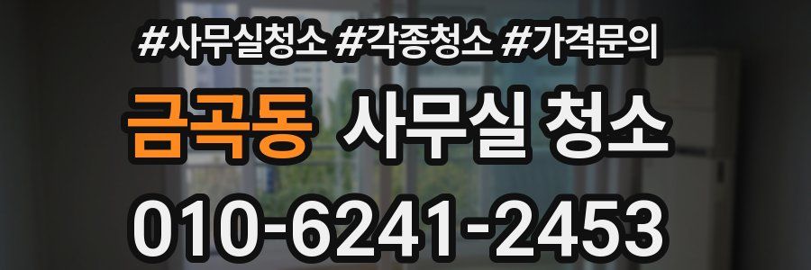 금곡동 사무실 청소