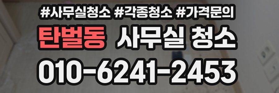 탄벌동 사무실 청소