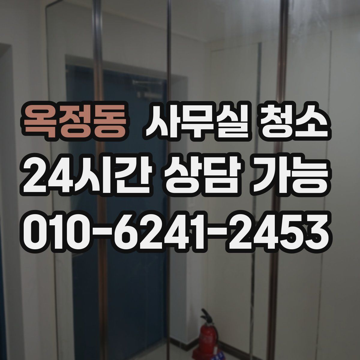 옥정동 사무실 청소