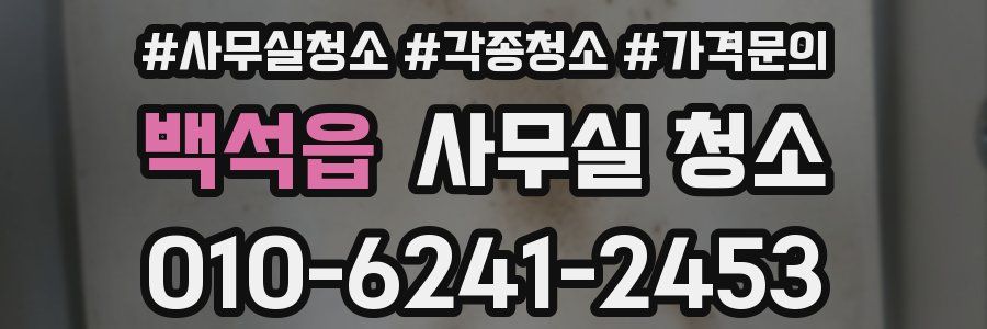 백석읍 사무실 청소