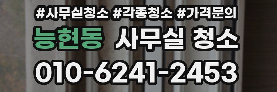 능현동 사무실 청소