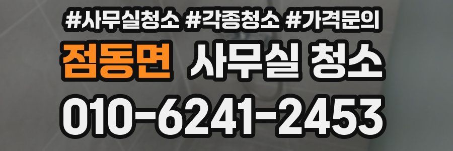 점동면 사무실 청소