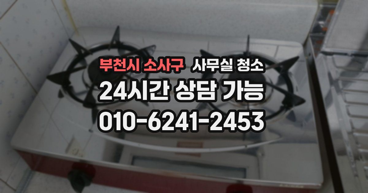 부천시 소사구 사무실 청소