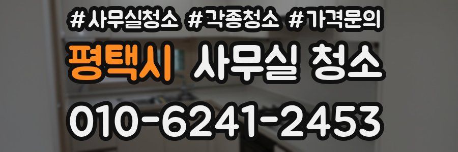 평택시 사무실 청소