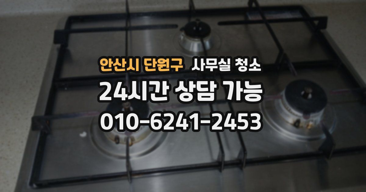 안산시 단원구 사무실 청소