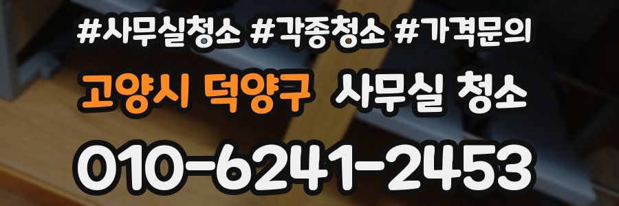 고양시 덕양구 사무실 청소