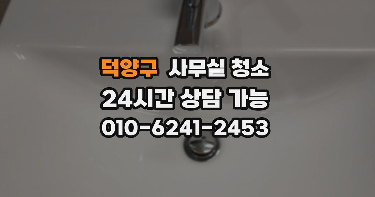 덕양구 사무실 청소