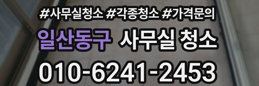 일산동구 사무실 청소
