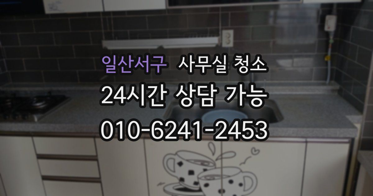 일산서구 사무실 청소