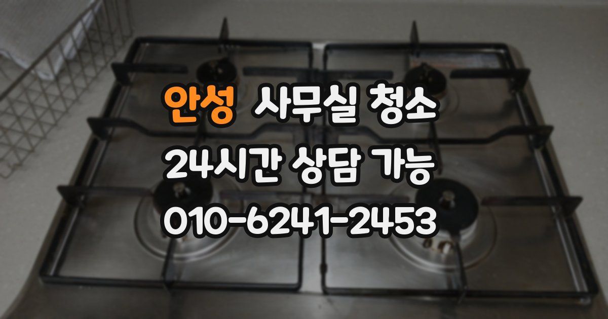 안성 사무실 청소