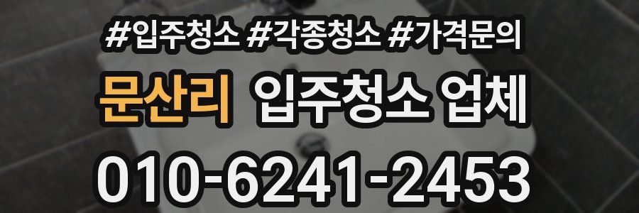문산리 입주청소 업체