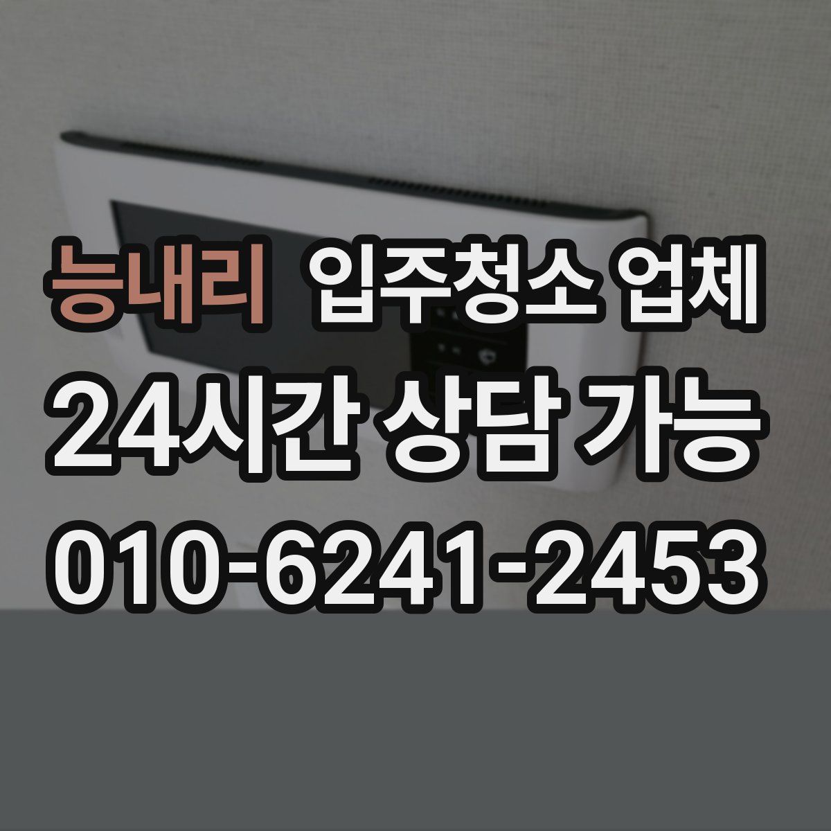 능내리 입주청소 업체