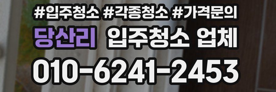 당산리 입주청소 업체