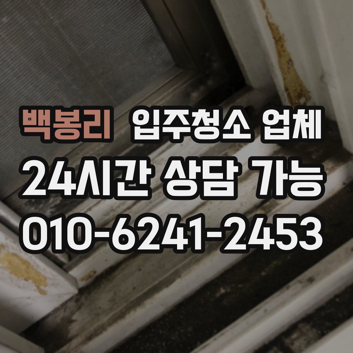 백봉리 입주청소 업체