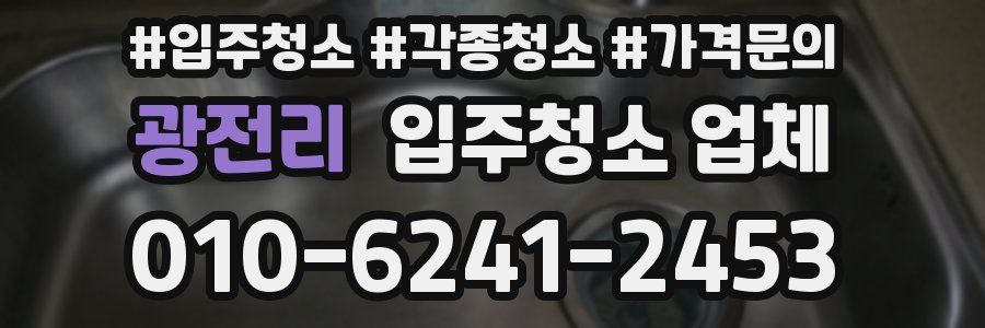 광전리 입주청소 업체