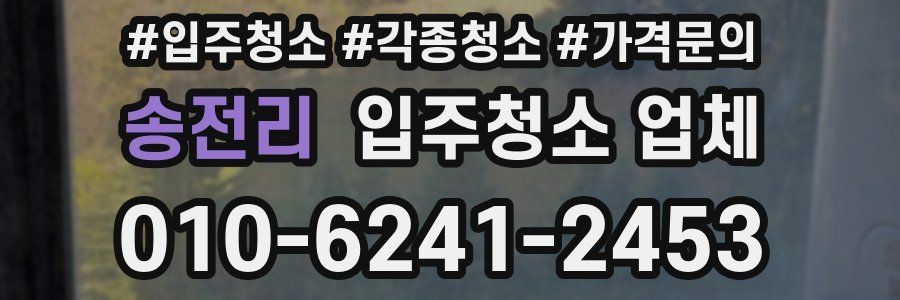 송전리 입주청소 업체