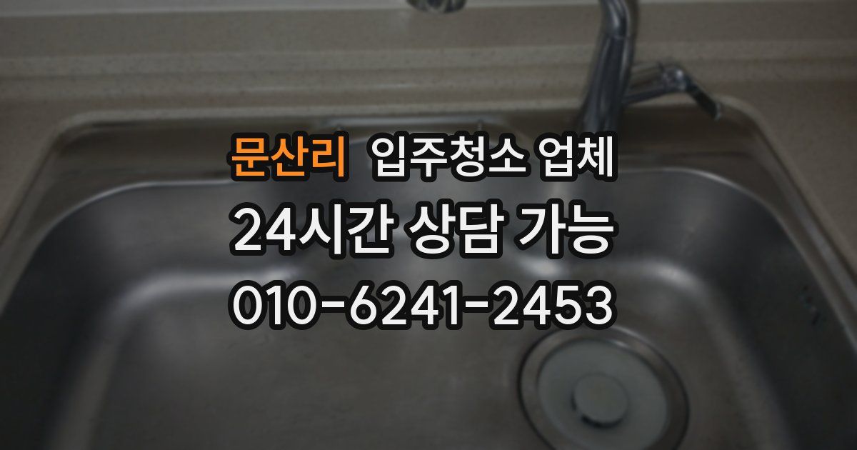 문산리 입주청소 업체