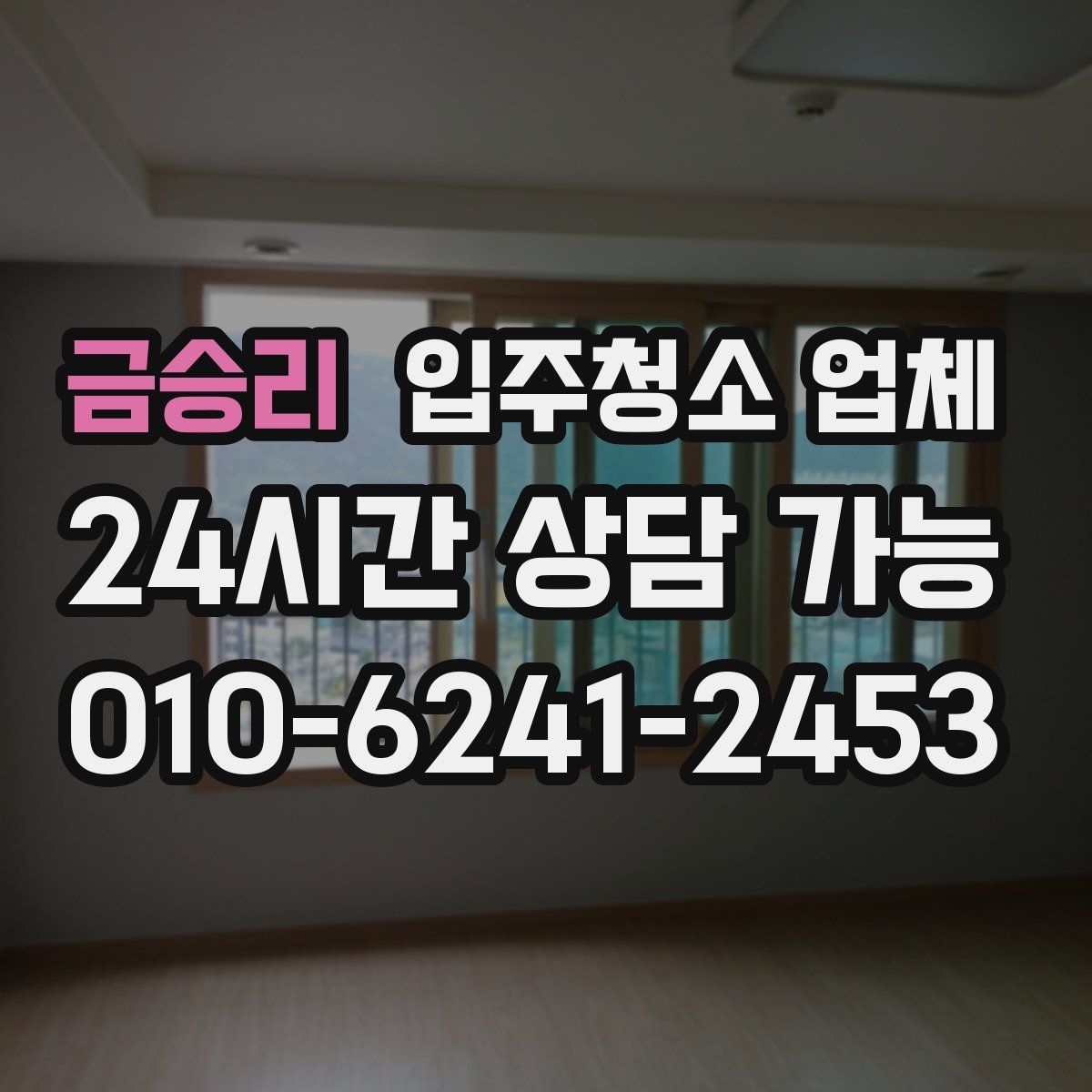 금승리 입주청소 업체