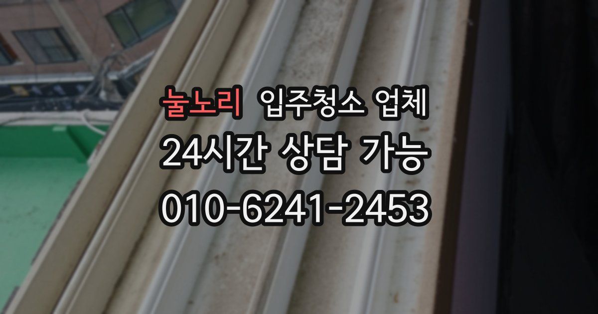 눌노리 입주청소 업체