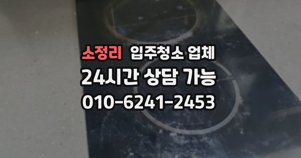 소정리 입주청소 업체