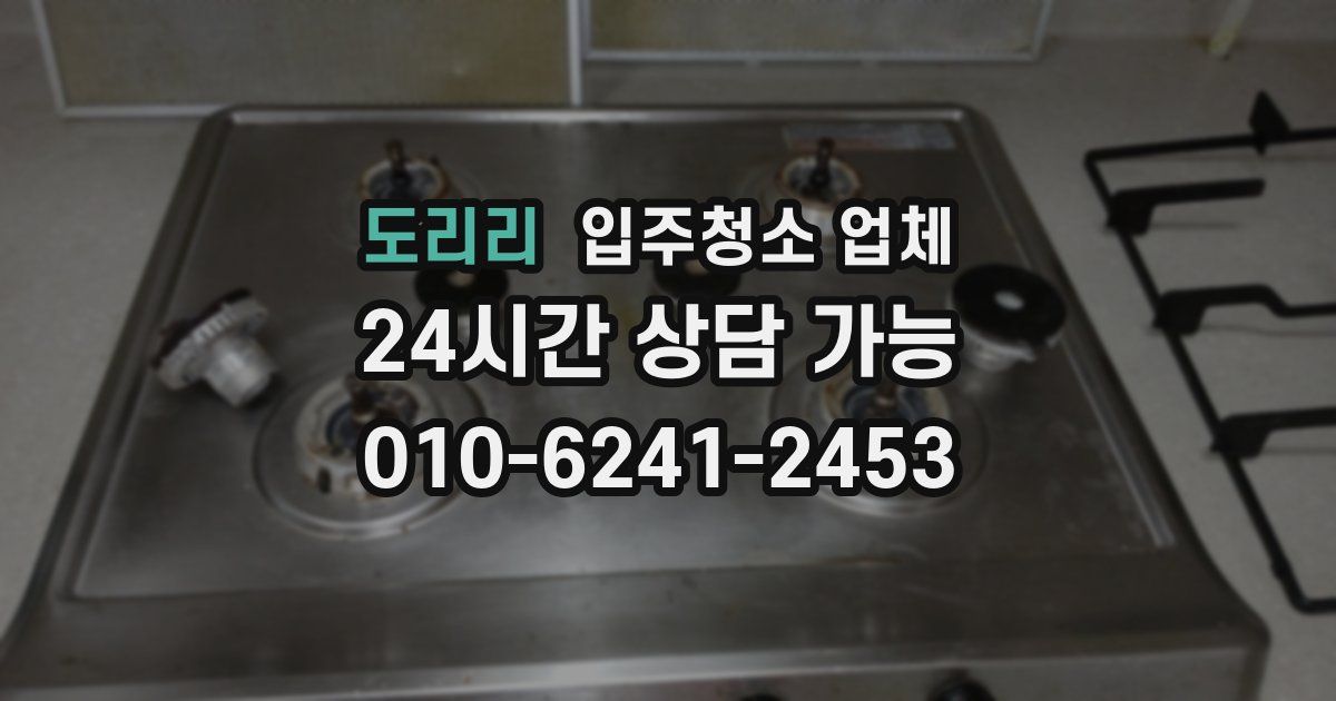 도리리 입주청소 업체