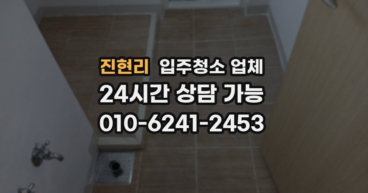 진현리 입주청소 업체