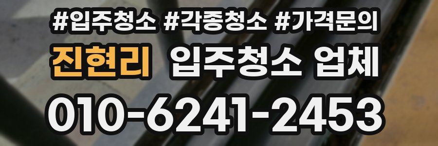 진현리 입주청소 업체