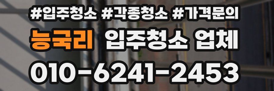 능국리 입주청소 업체