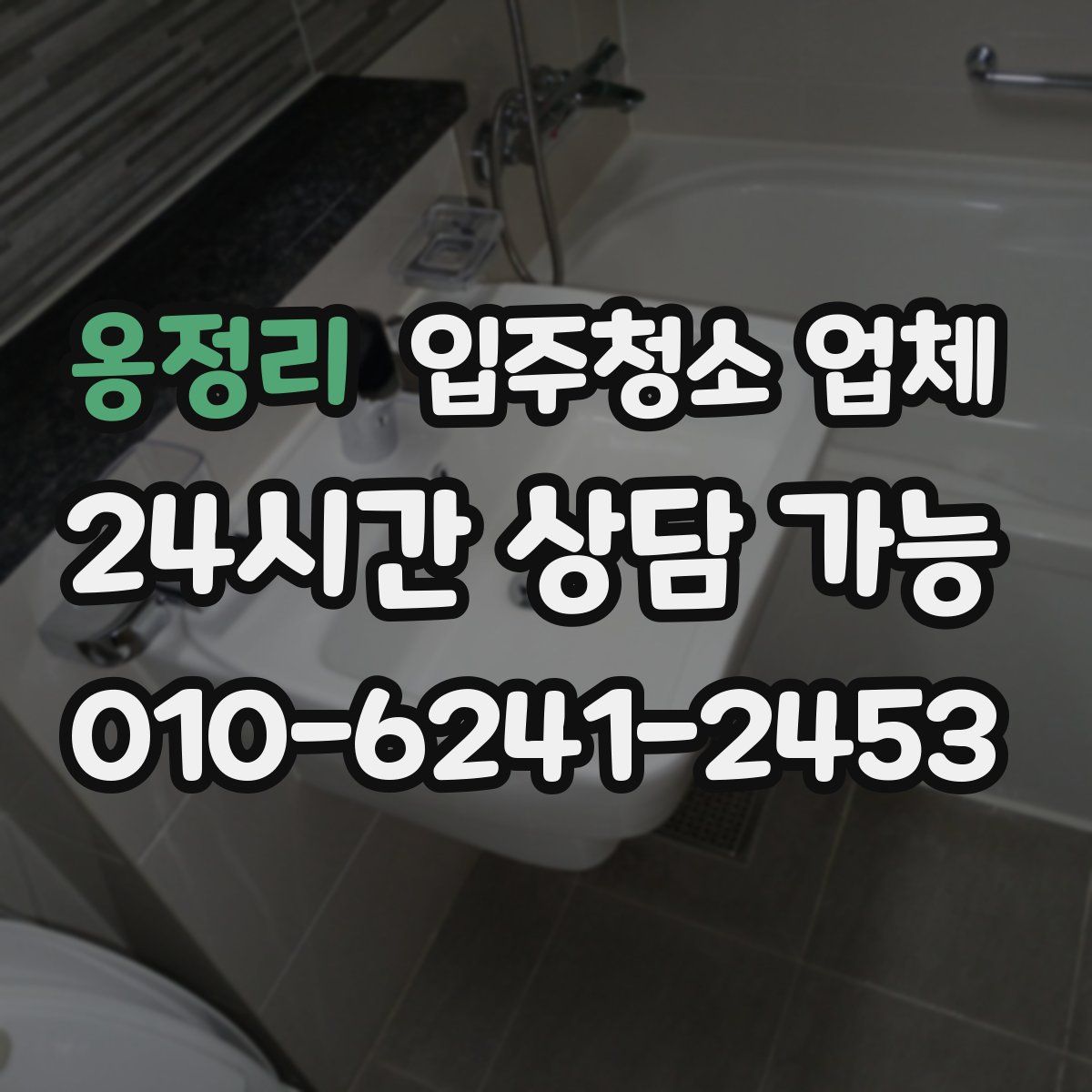 옹정리 입주청소 업체