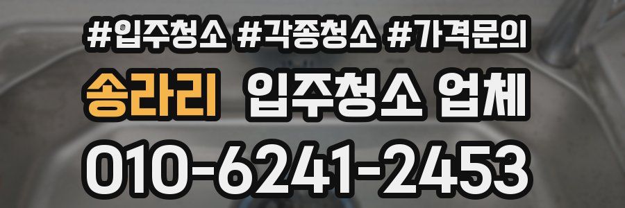 송라리 입주청소 업체