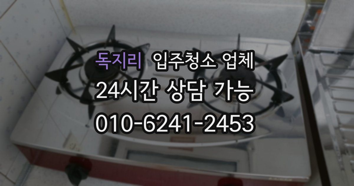 독지리 입주청소 업체