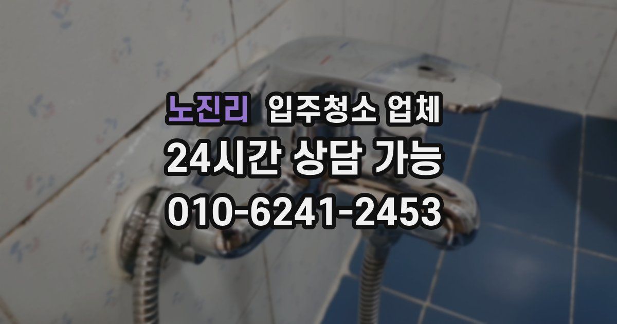 노진리 입주청소 업체