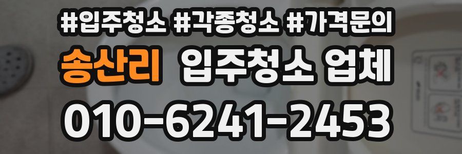 송산리 입주청소 업체