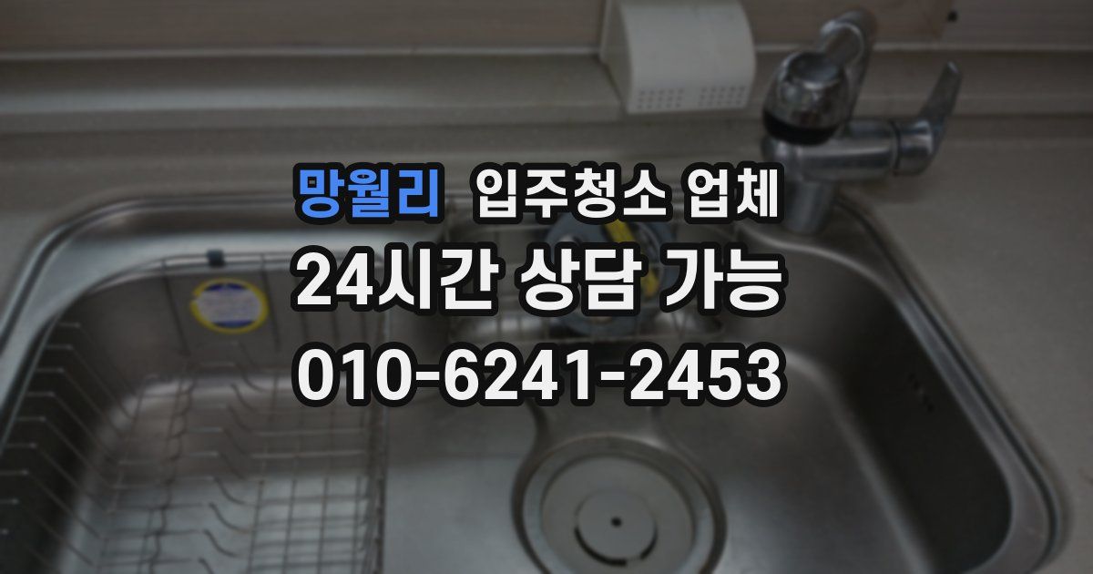 망월리 입주청소 업체