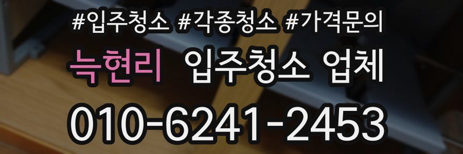 늑현리 입주청소 업체